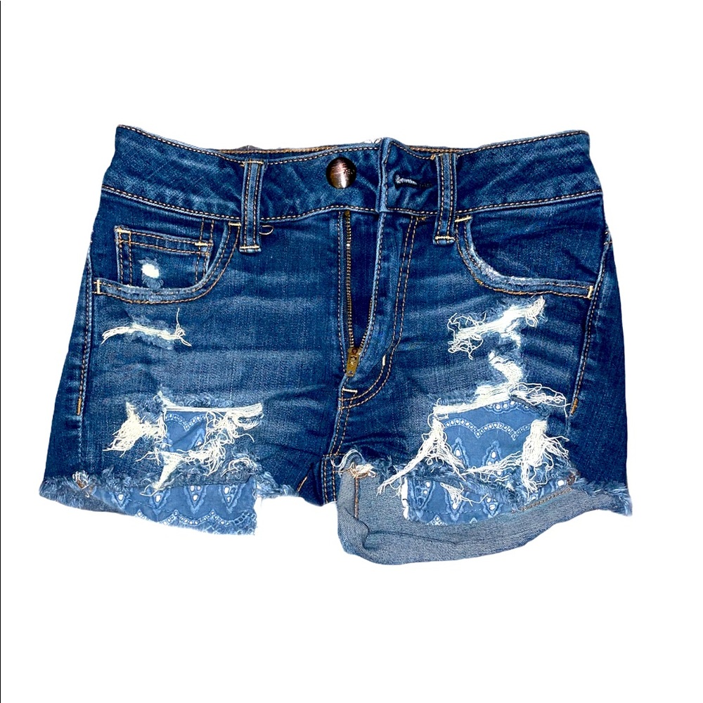 denim shorts
